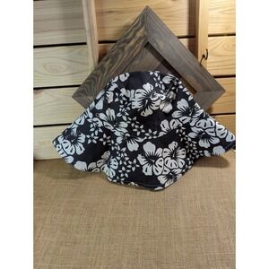 Summer Women's HATattack Floral Black And White Beach‎ Pool Hat